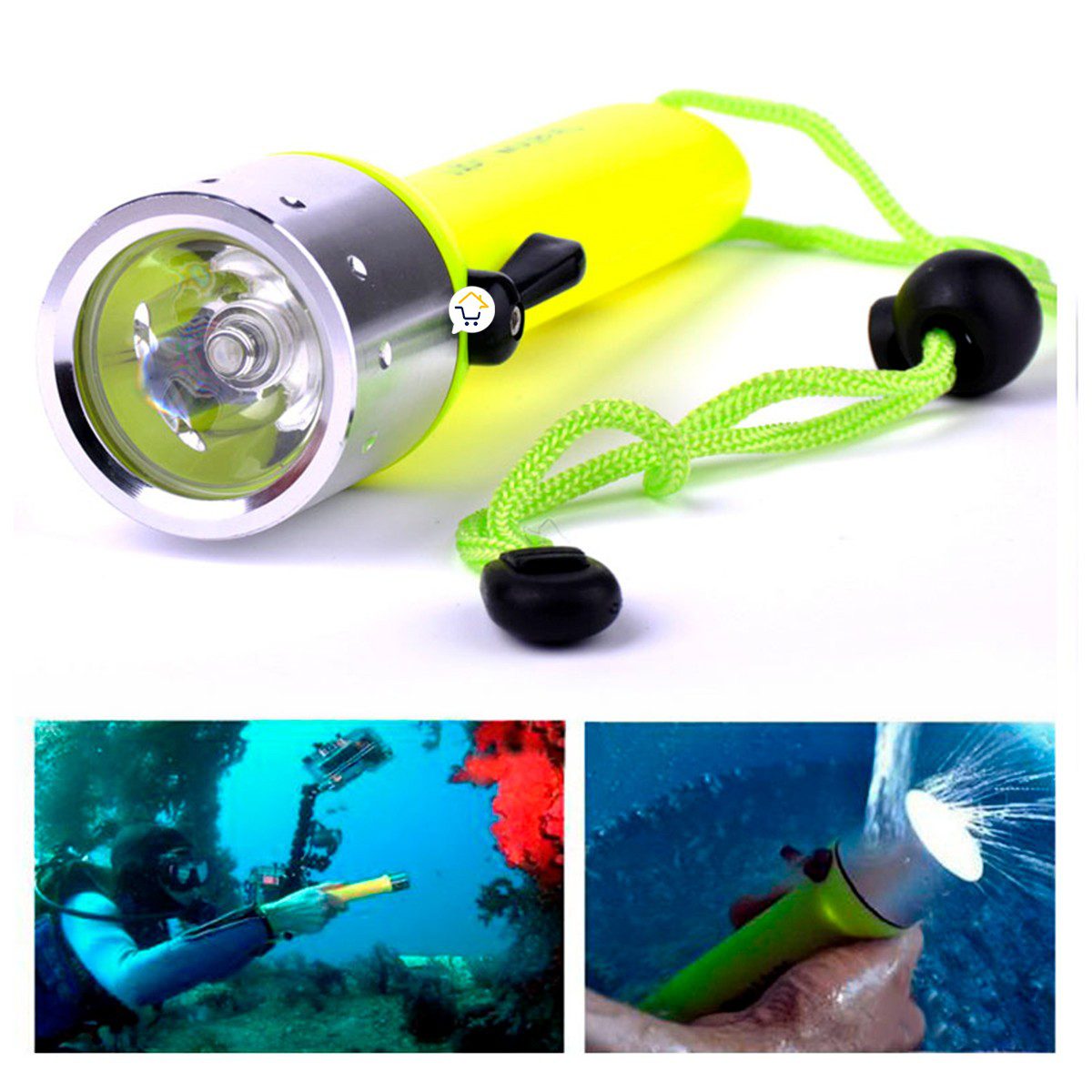 Linterna Acuatica Buceo Sumergible 5108