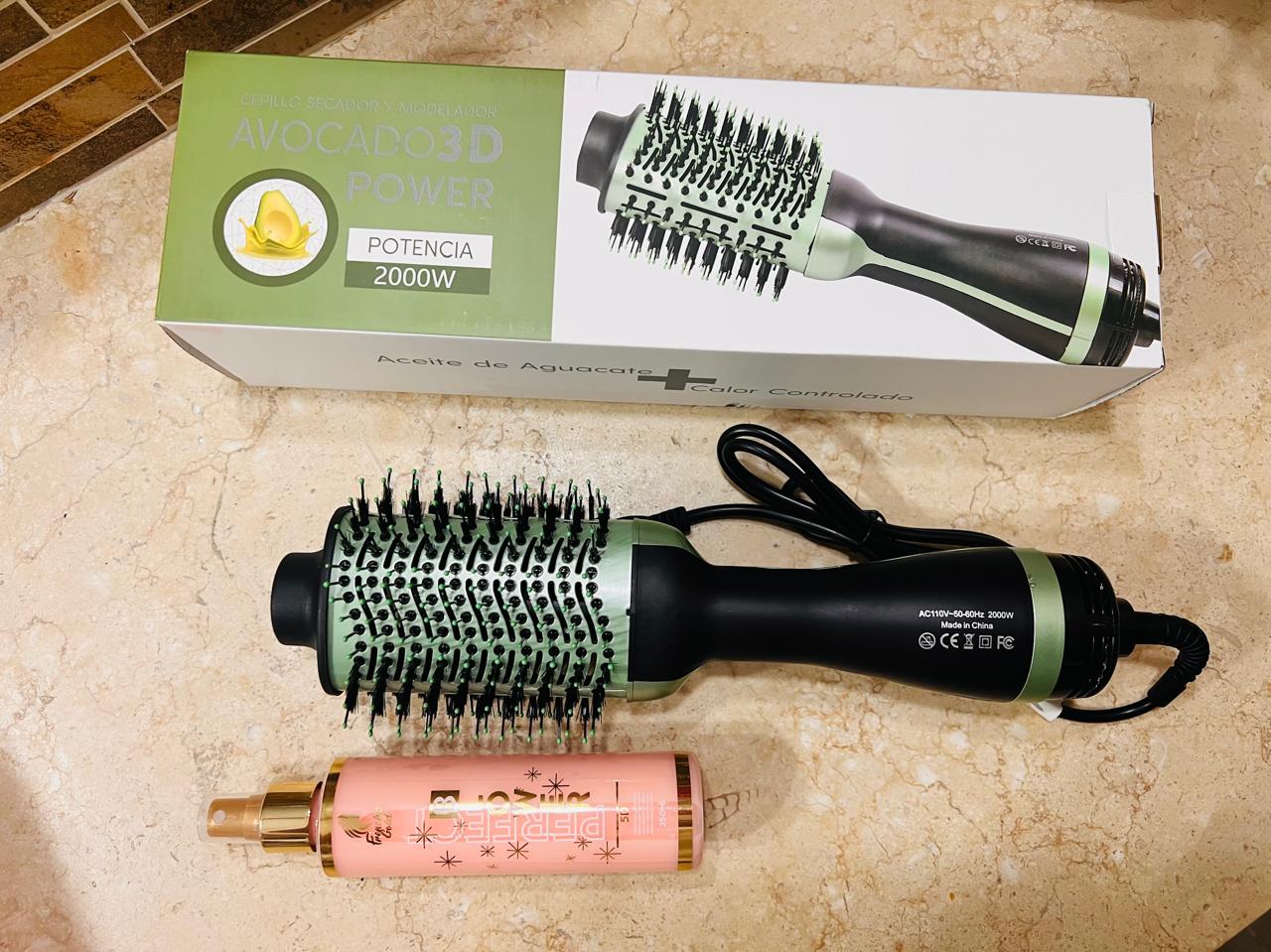 Cepillo Secador 2 en 1 Avocado3D Y Termoprotector + Obsequio
