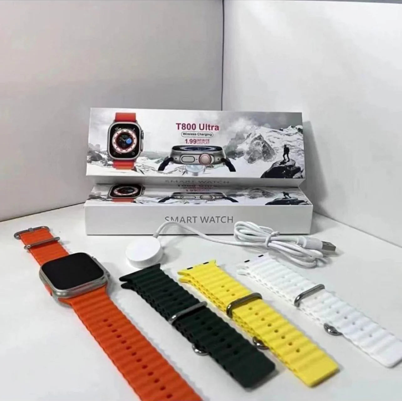 Combo Airpods Max + Reloj T800 Ultra 8