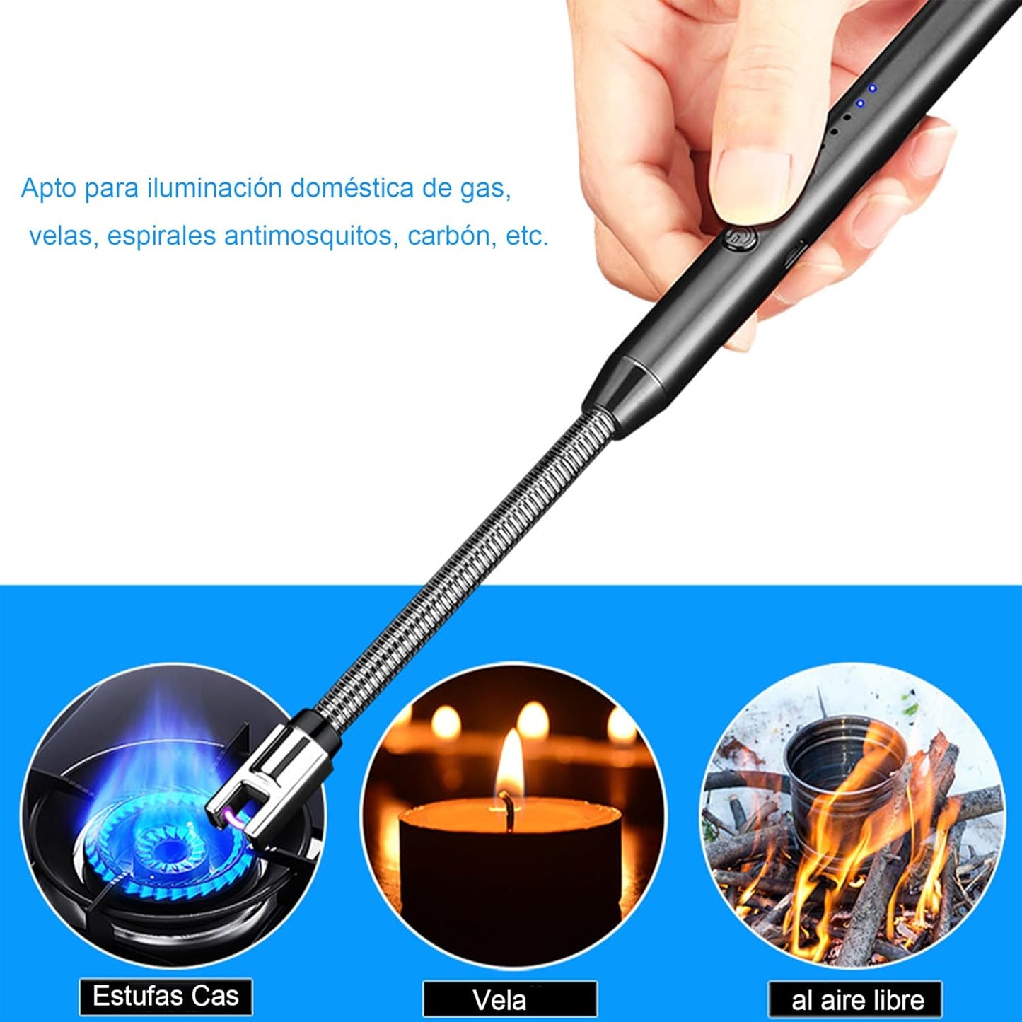 Encendedor Eléctrico De Arco Recargable