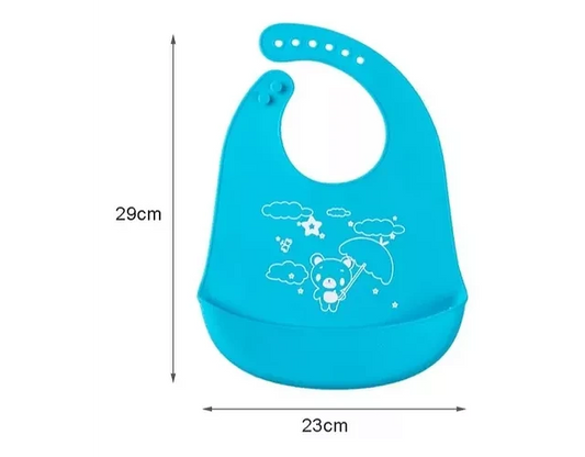 Babero Bebe Bolsillo Silicona