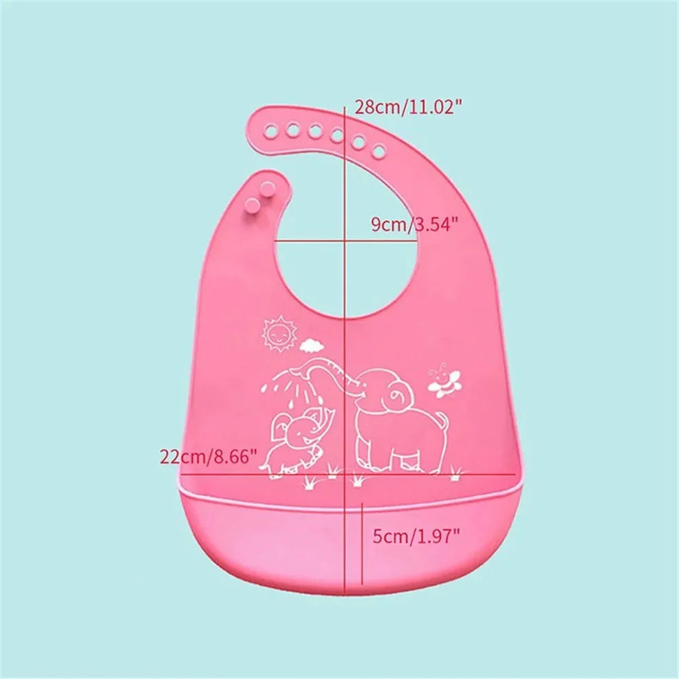 Babero Bebe Bolsillo Silicona